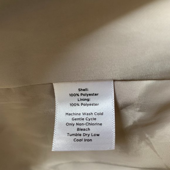 Talbots Khaki Quilted Jacket Size 6P - Picture 6 of 8